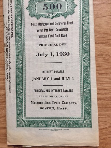 Natural Abrasives Of Maine Gold Bond Green Coupons 1919 Great Vignettes