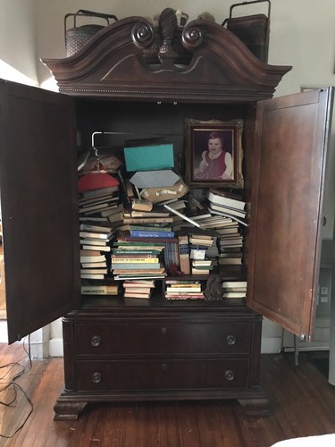 Beautiful, Large Solid Wood Armoire. 89
