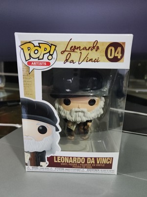 Funko Pop Leonardo Da Vinci 04 Protector Also Included