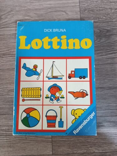 Ravensburger Lottino von Dick Bruna die blaue Ausgabe von 1977 Vollstndig