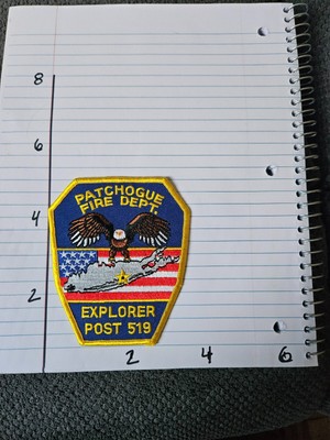 PATCHOGUE FIRE DEPARTMENT PATCH SUFFOLK COUNTY NY LONG ISLAND
