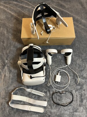 Meta Quest 2 Advanced All-In-One Virtual Reality Headset 128 GB w/ EXTRAS