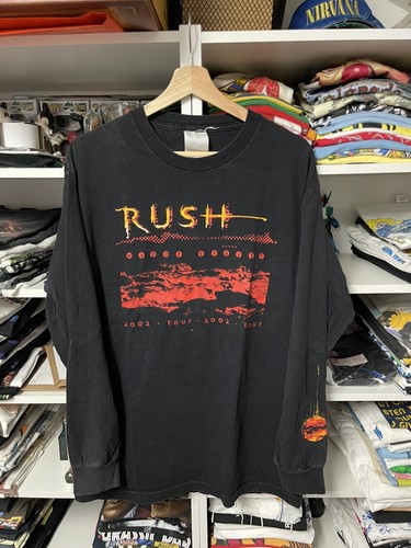 Vintage Y2K RUSH Vapor Trails 2002 Tour Shirt Adult L Long