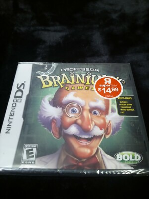 Nintendo ds game Factory Sealed Professor Brainium Games 
