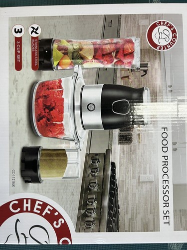 Chef&rsquo;s Counter - Food Processor / Blender 3-cup Set (brand New Sealed)