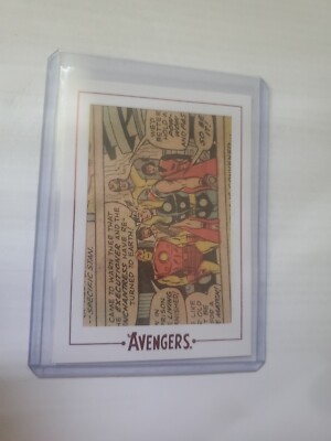 Archive Cuts Comic Issue 1 2015 The Avengers Silver Age Card AVK1 59/211