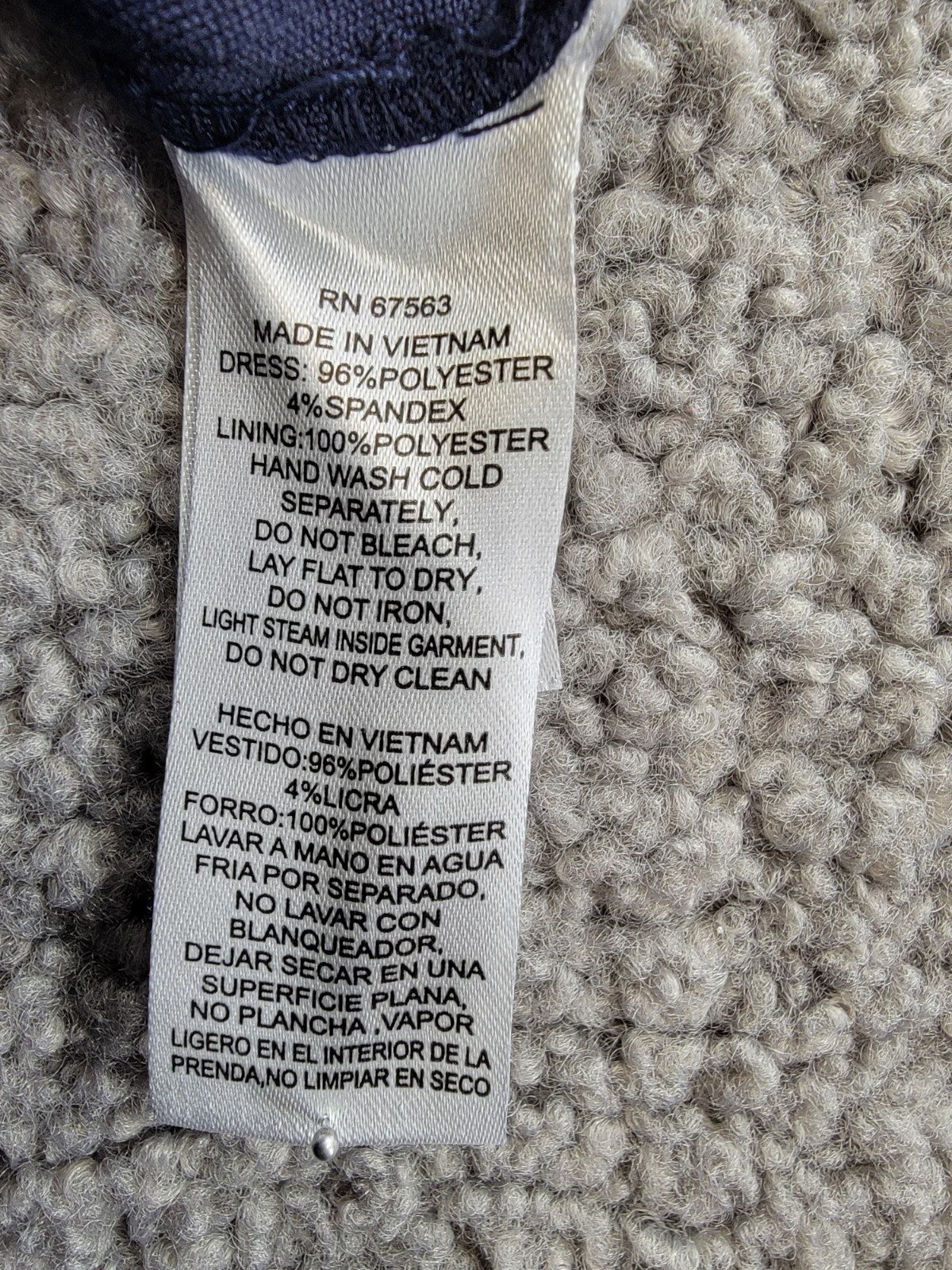 SLNY Twisted-Neck Tulip-Hem Dress Women's Navy Sleeveless Zip/Hook & Eye - Picture 13 of 16