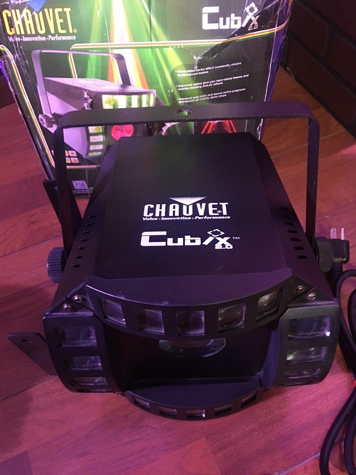 Chauvet DJ Cubix 2.0 MultiColor LED DMX Stage Light Lighting Demo On Sale