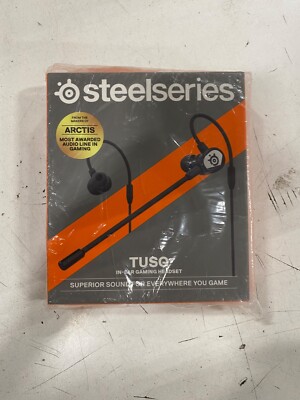 SteelSeries Tusq in-Ear Mobile Gaming Headset   Dual Microphone with Black 