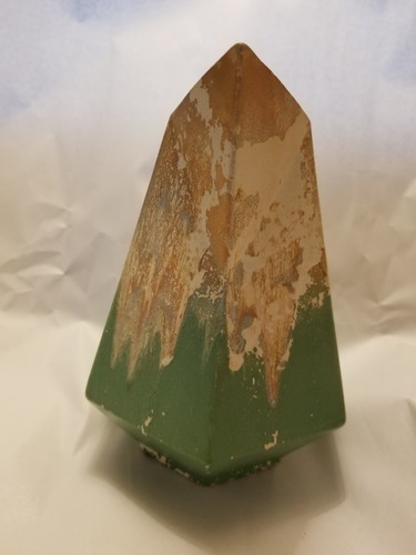 Hexagon Shaped Artisan Ceramic Pitcher Made in Holland Marked A-454