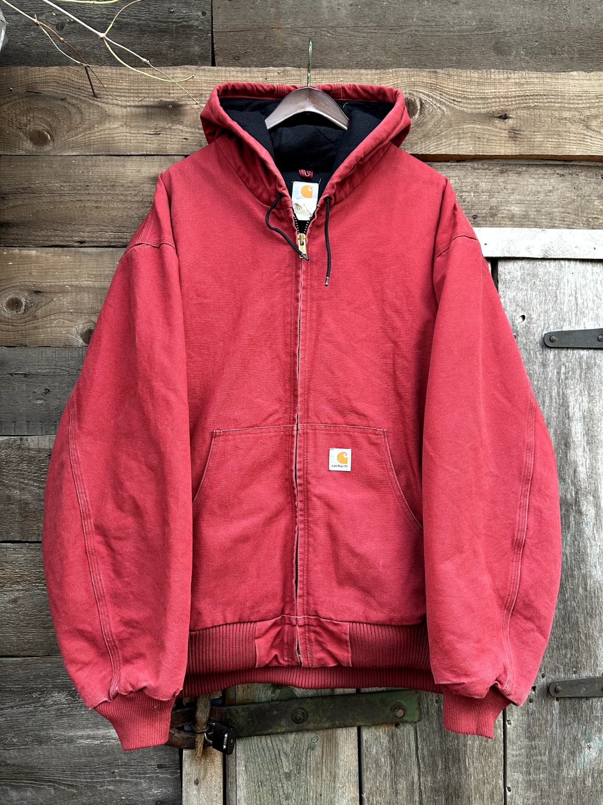 90s-00s Carhartt active jacket XL Red