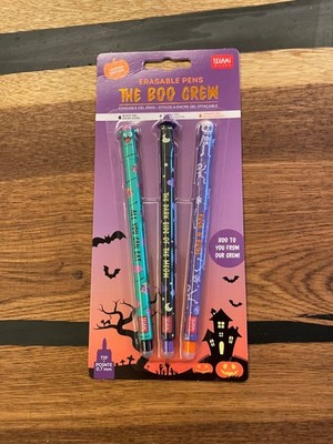 Legami Halloween 2025 THE BOO CREW produit officiel EDITION LIMITEE set 3 stylos