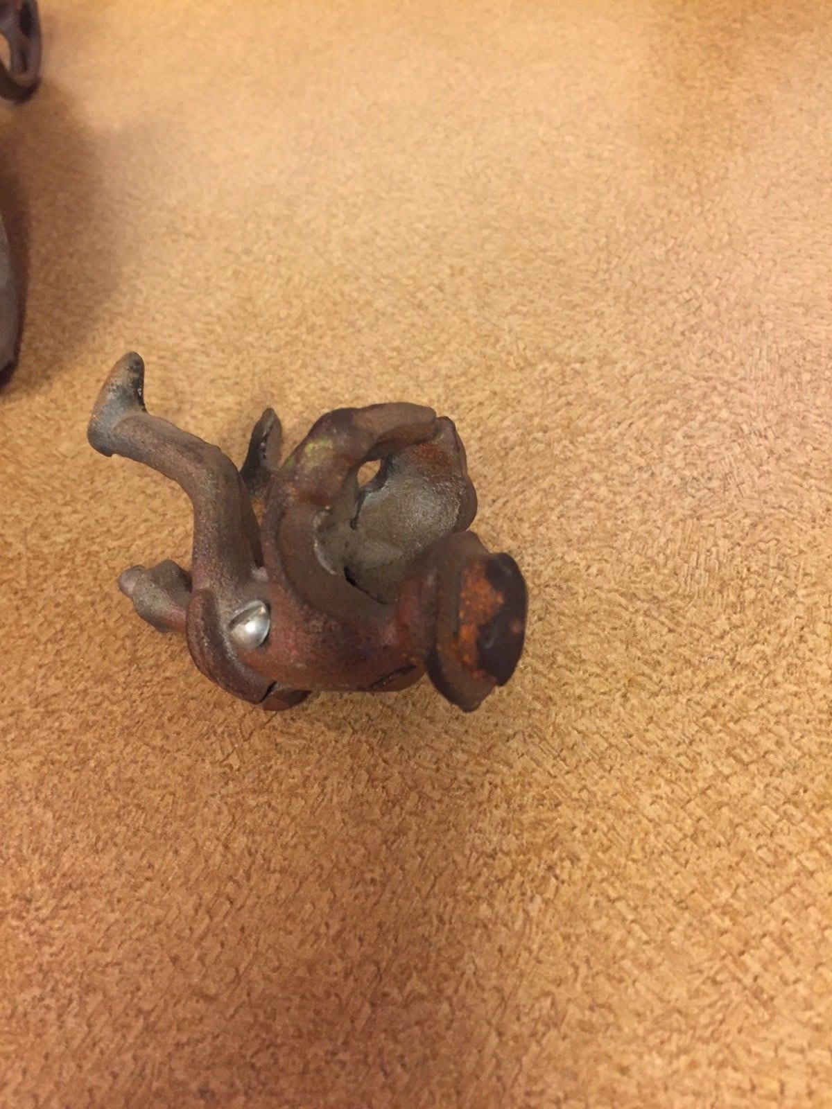 Vintage Allis Chalmers Tractor Cast Iron Farmer removable