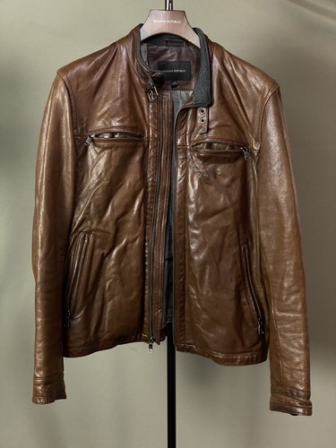 i*g様 BANANA REPUBLIC leather jacket M Leather Biker Jacket | Banana Republic
