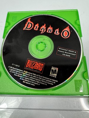 Diablo PC 1998 Game Blizzard RPG Role Playing for Windows 95 Mac - CD ROM ONLY