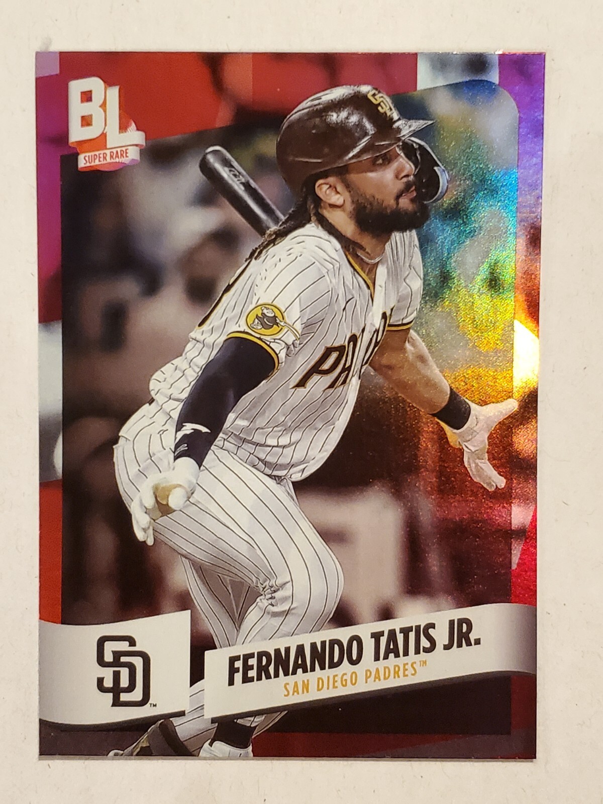 稀少TATIS JR. FERNANDO TATIS JR. 2024 Topps Big League SUPER RARE RED FOIL