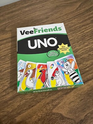 VEEFRIENDS UNO CARD GAME - Gary Vee Vaynerchuk Mattel 113 Cards - NEW & SEALED !