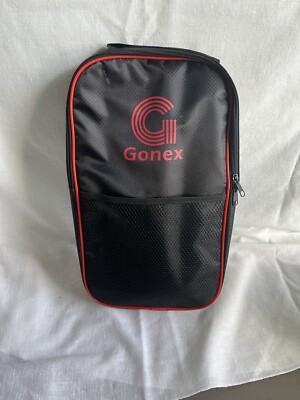 Gonex Pickleball Portable BAG USAPA Sized for Paddles & Balls black/red- Zipper