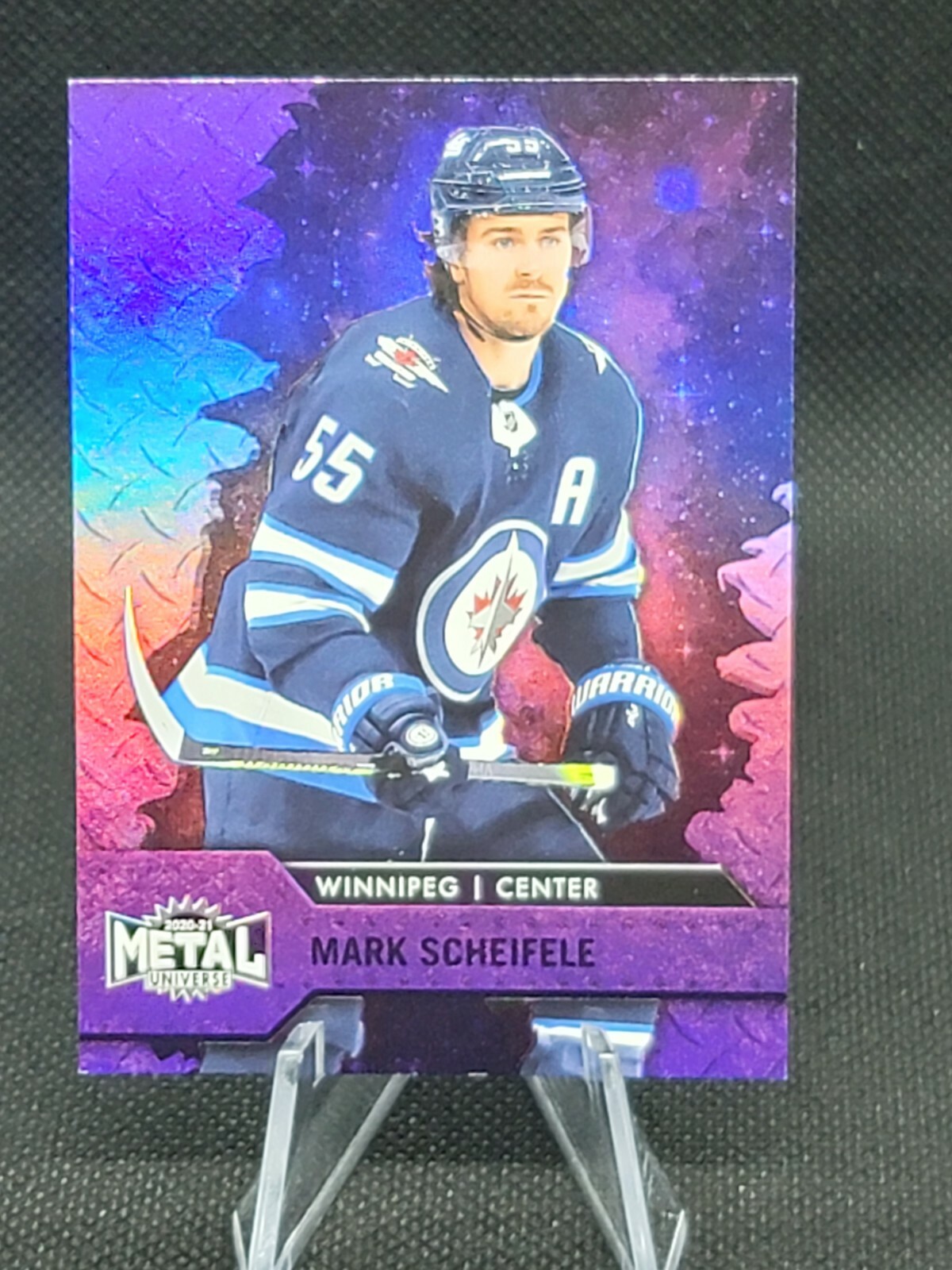 2020-21 Skybox Metal Universe Purple Spectrum #55 Mark
