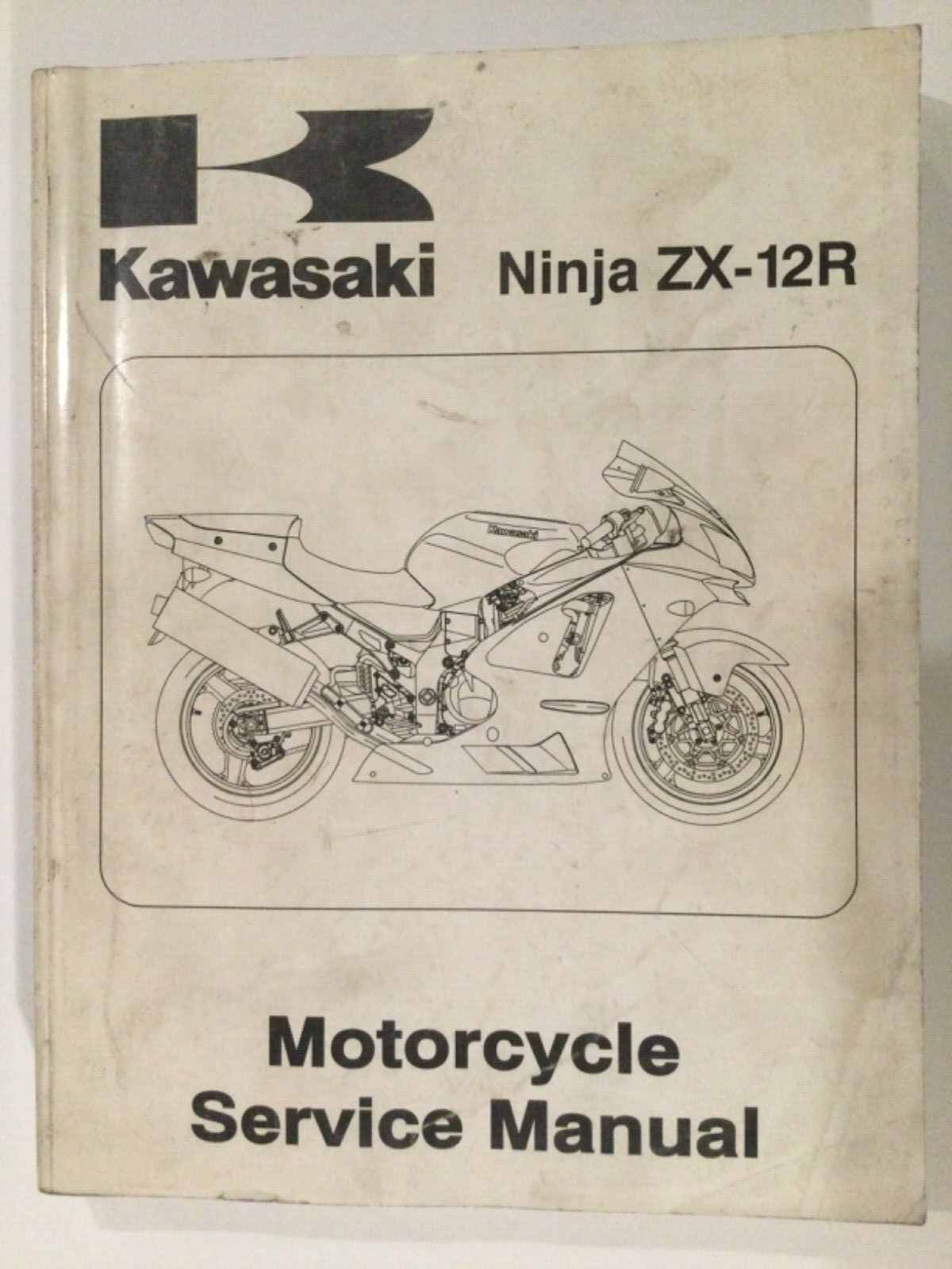 書12 KAWASAKI Factory Service Manual Ninja ZX-12R 99924-1253-03