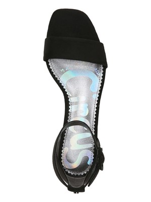 

SAM EDELMAN Женские черные сандалии с закрытой спинкой и подкладкой из нефрита на блочном каблуке с пряжкой, размер 6 м, Черный, G9956F2