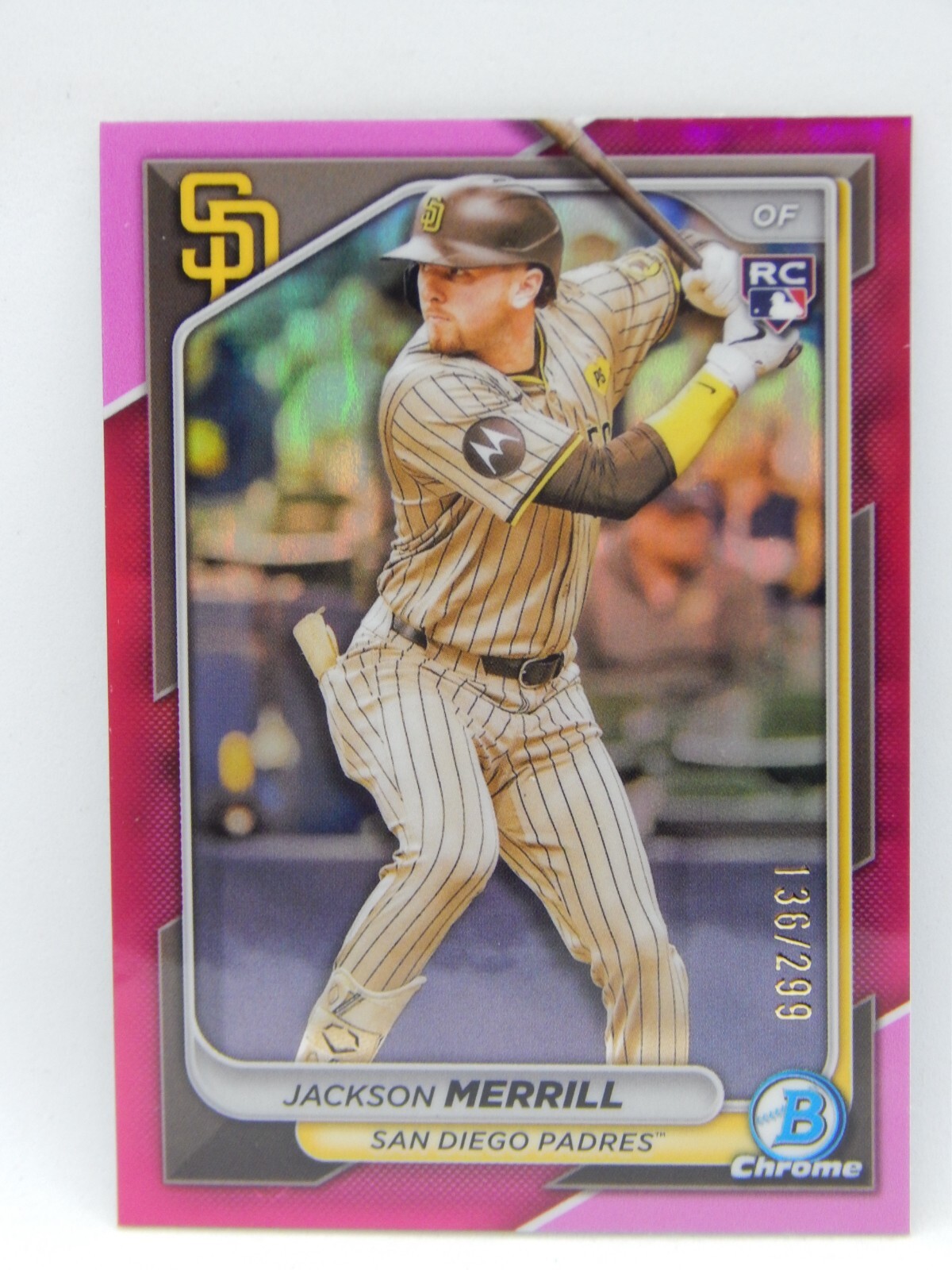 2024 Bowman Chrome Baseball Rookie Fuchsia Refractor /299