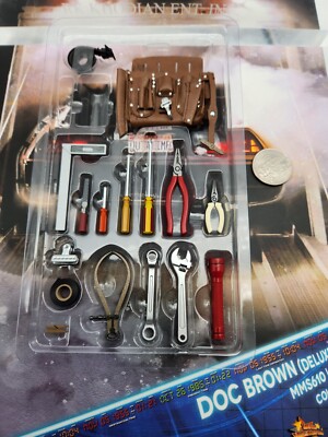 Hot Toys MMS610 BTTF II Doc Brown action Figure's 1/6 Utility Belt & Tools Only!