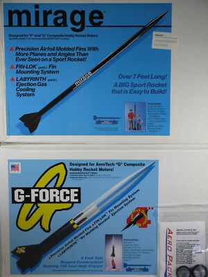 Aerotech G-Force / Mirage Mid-Power Model Rocket Bundle