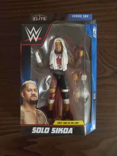 WWE Elite 104 Solo Sikoa Mattel Toy Wrestling Figure Bloodline USO  WrestleMania - Helia Beer Co
