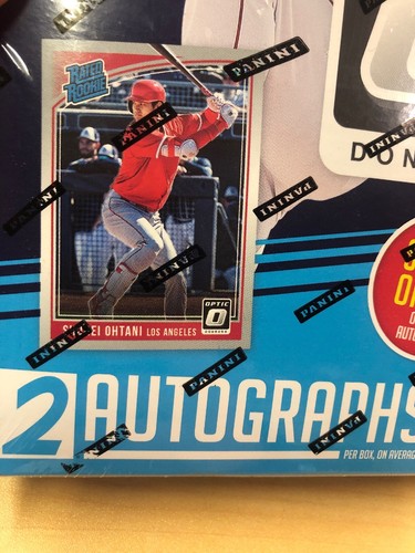 2018 Panini Donruss Optic Baseball Factory Sealed Hobby Box 2 Autos Ohtani?