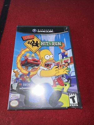 The Simpsons Hit and Run Nintendo Gamecube NTSC USA Factory Sealed Black Label