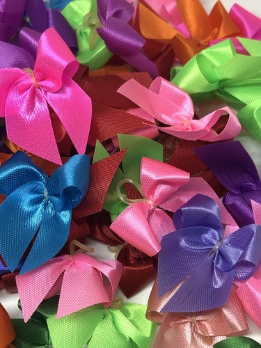 Dog Bows Pet Grooming Bows Solid Variety 50 (25 Pair) USA