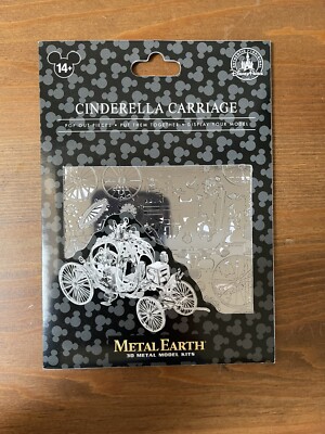 *Disney Parks* Cinderella Carriage Metal Earth 3D Metal Model Kit Pumpkin Coach