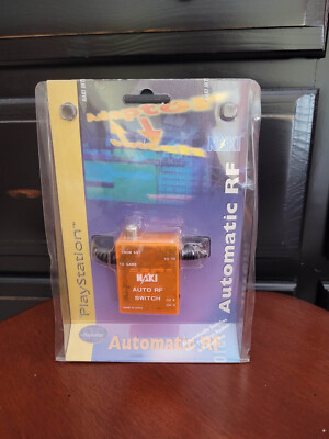 Naki Auto Orange Automatic RF Switch Cord Cable for Sony Playstation NEW/SEALED