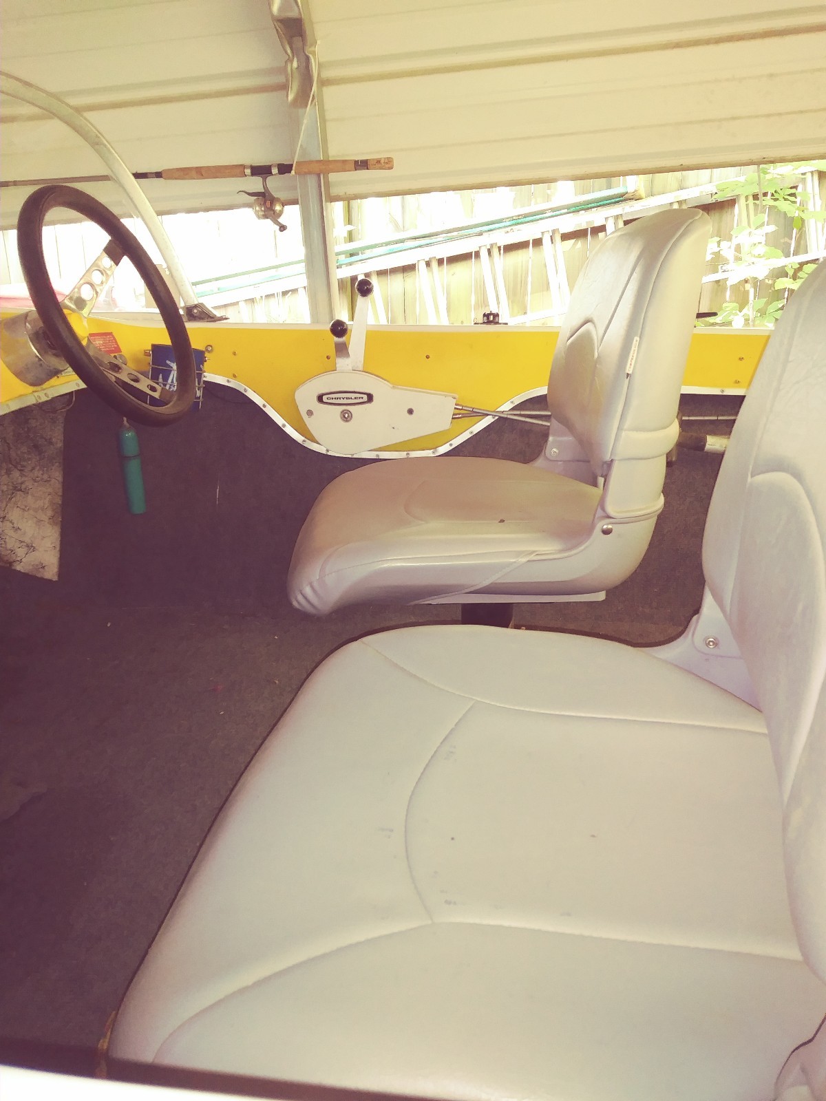 lake boat.$638 just put into motor. includes awning and trailer $1950
