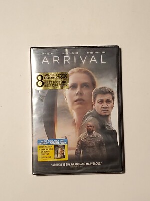 Arrival New DVD Sealed Amy Adams Jeremy Renner 