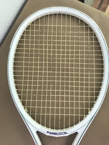 Wimbledon HM 88 Tennis Racquet Grip 4 1/4 Very Good Used Condition White