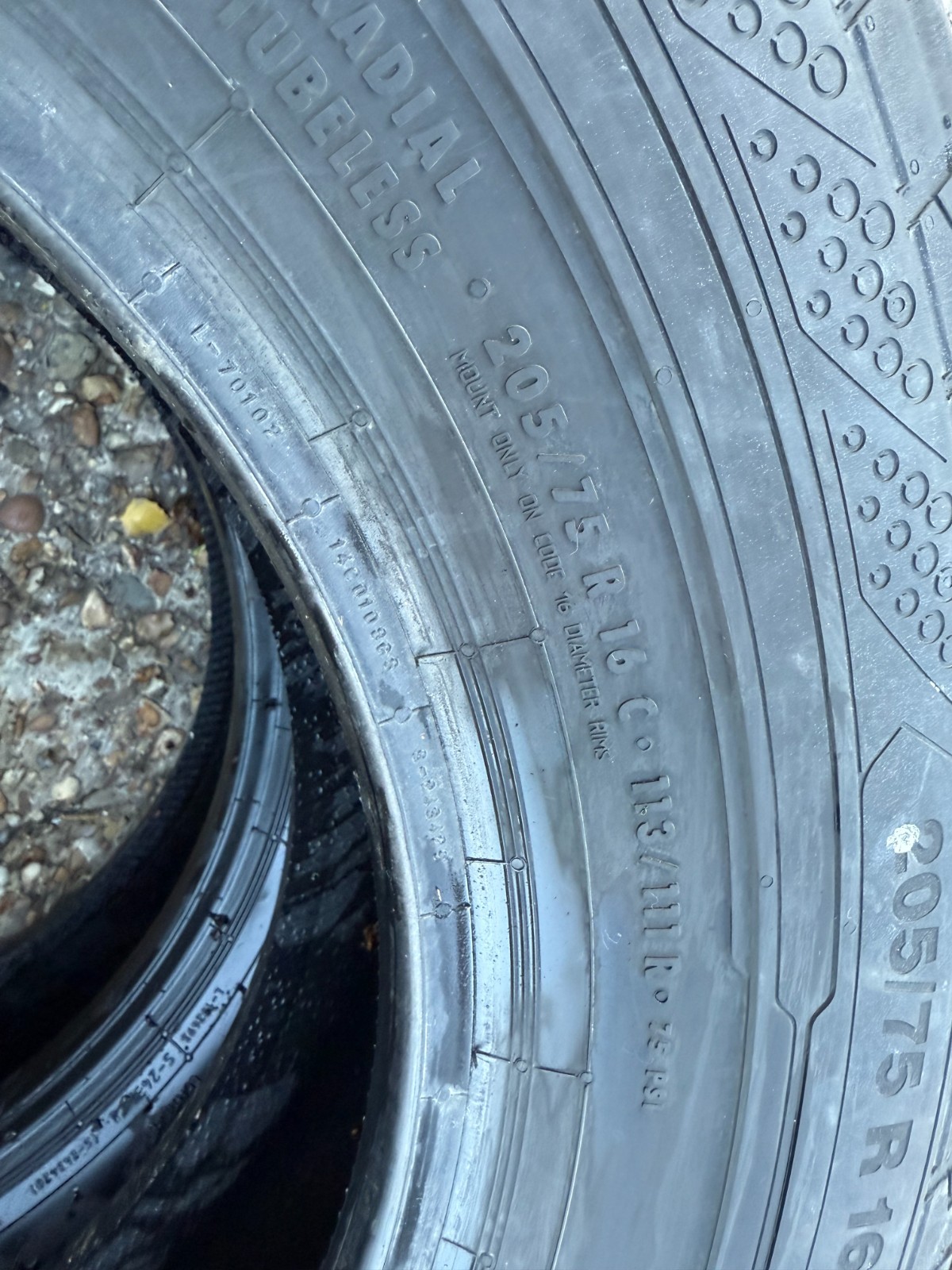 New 205 75 16C Continental, CVC 200, 113/111R, x1 Tyre (F1_tyres) YD293