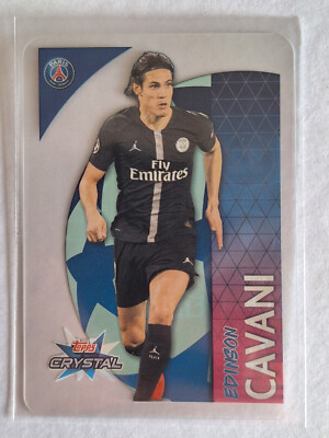 Edinson Cavani #80 PSG Paris Carte Topps Crystal Champions League 2018 2019