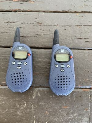 Audiovox FR1420-2 Blue Wireless LCD Screen 2-Mile 14-Channel FRS Two-Way Radio