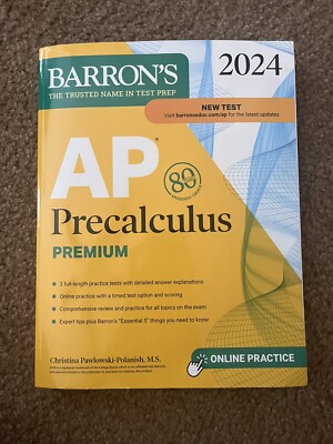 Barron s AP Precalculus PREMIUM Test Preparation WorkBook