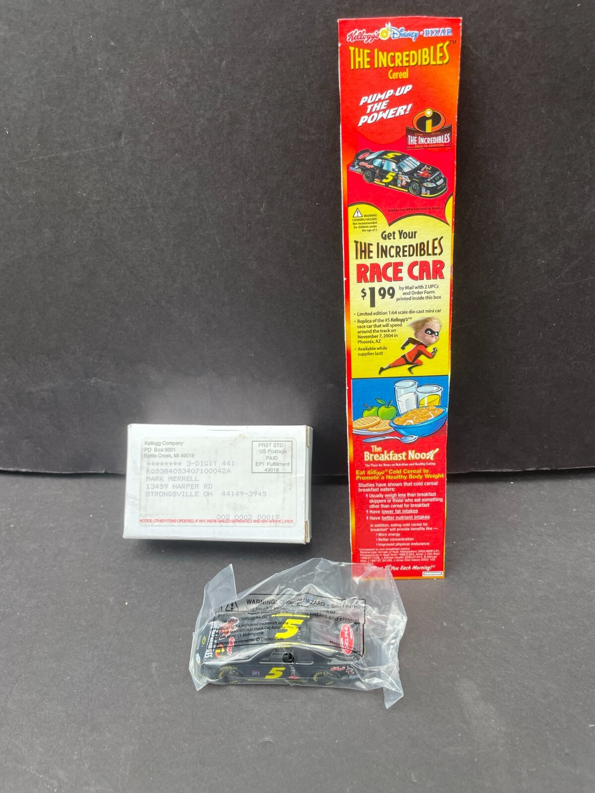 Incredibles Terry LaBonte #5 Kellogg's Send-Away NASCAR