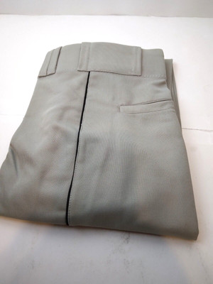 VKM Youth Size XXL (W 32, L 27) Gray Cuffed Baseball Pants NEW