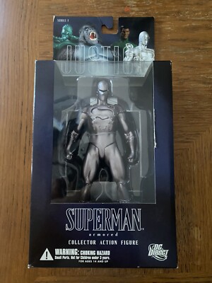 DC Direct Justice League ARMORED SUPERMAN Action Figure Alex Ross NEW be