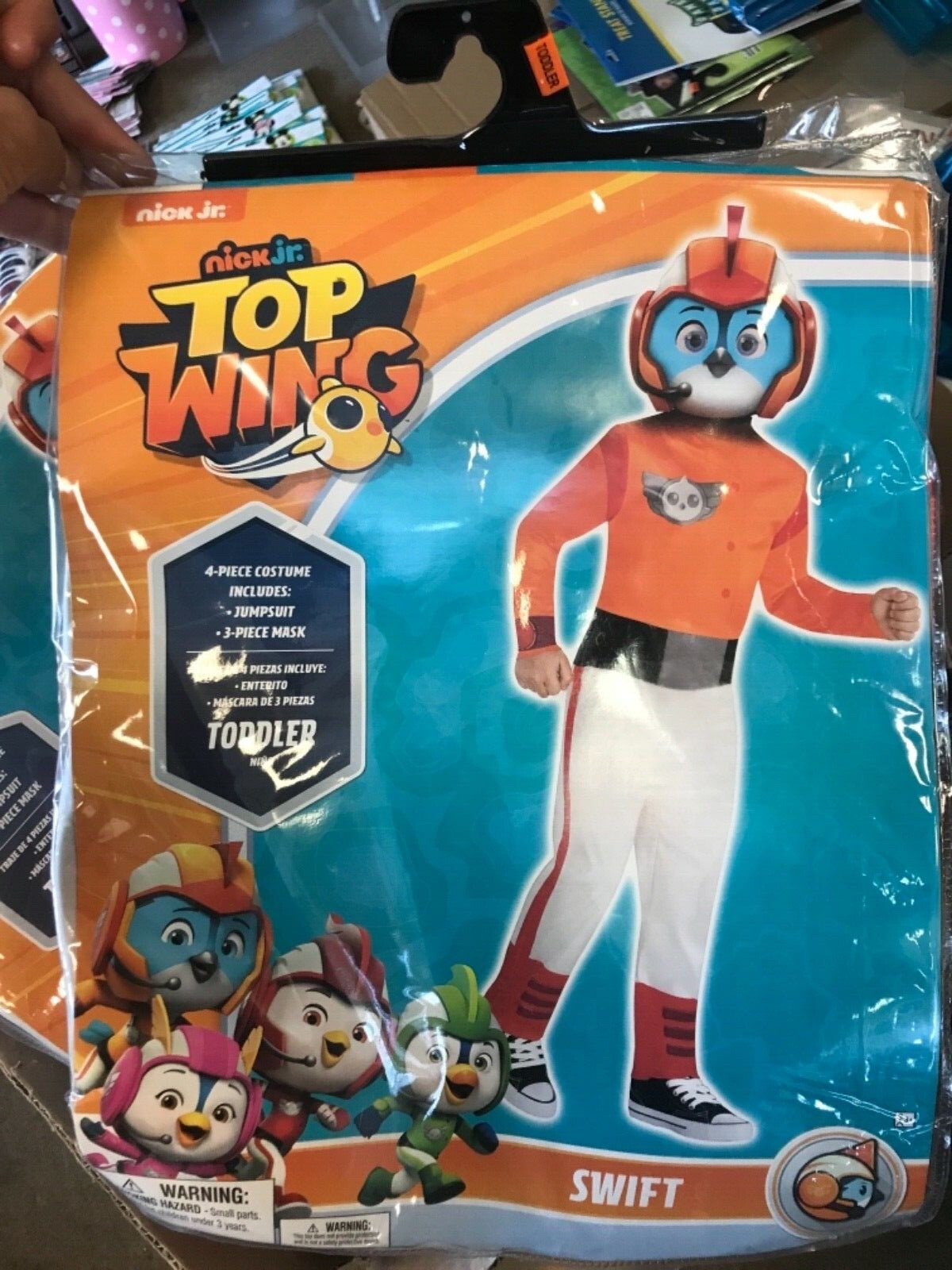 Disguise Swift Kostüm – Offizielles Nickelodeon Top Wing Jungenkostüm Mit Overall & Helm-Kopfbedeckung