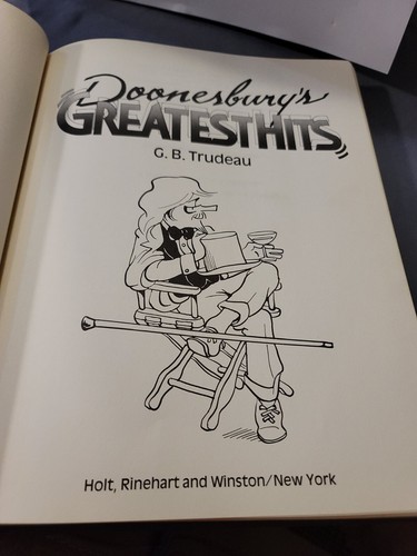 Doonesbury's Greatest Hits Trade Paperback 1978 G.B. Trudeau Illustrated Book