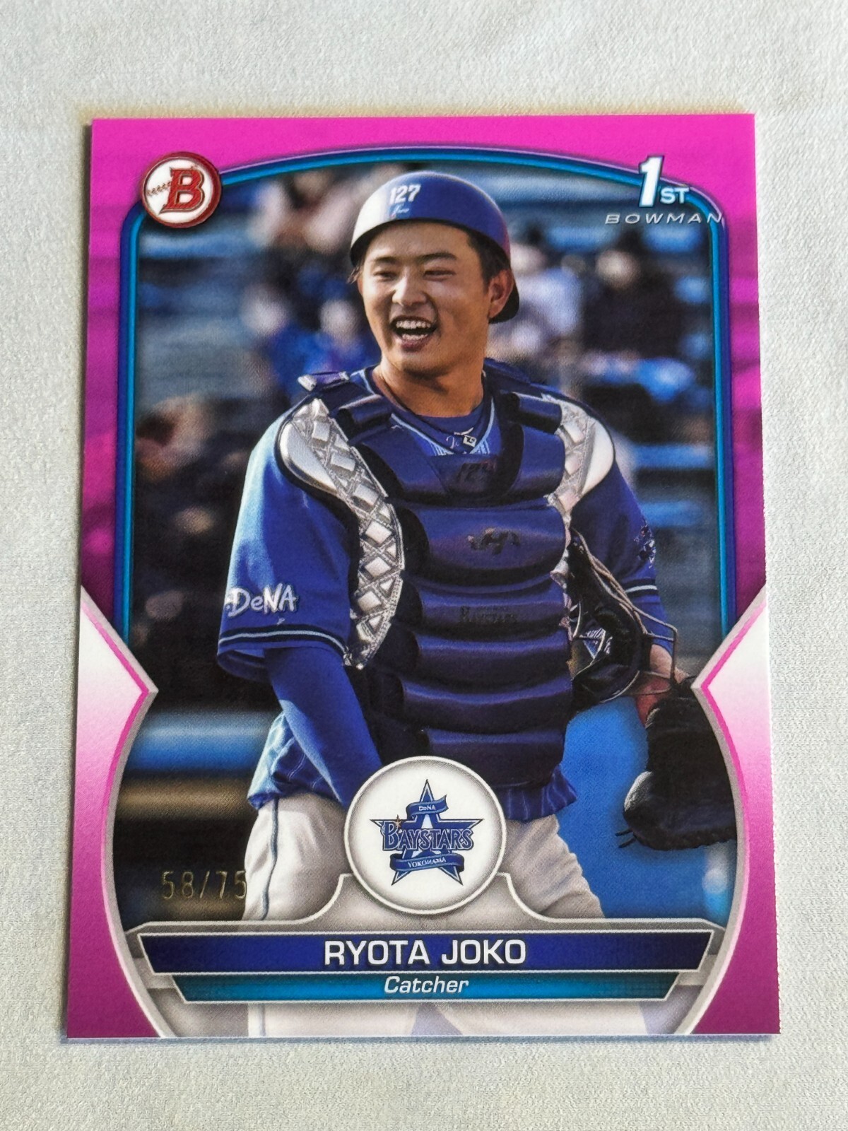Reiko N  2023 Bowman NPB Fuchsia Ryota Joko Rookie RC 1st /75 #BP-3
