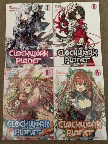 Clockwork Planet COMPLETE Volume 1-4 (Light Novel)