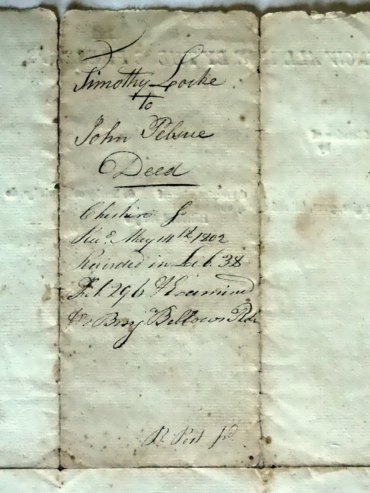 1802 signed document deed Westford MA Ashby Allen Flagg Timothy Locke Chelmsford