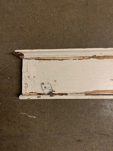 Vintage Primitive Wooden Decorative Architectural Salvage House Mantle #3